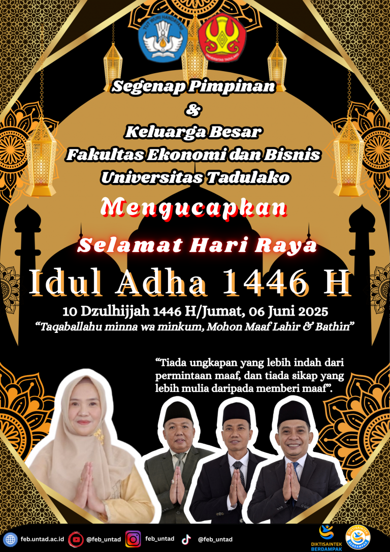 Selamat Hari Raya Idul Adha 10 Dzulhijjah 1446 Hijriah: Tulus Berbagi, Ikhlas Memberi