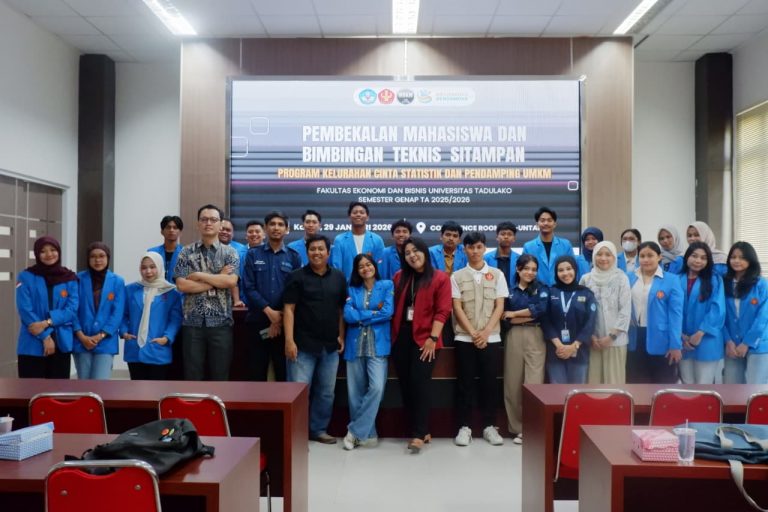 Pembekalan Kegiatan Kampus Berdampak Kelurahan Cantik dan Pendampingan UMKM Fakultas Ekonomi dan Bisnis Universitas Tadulako