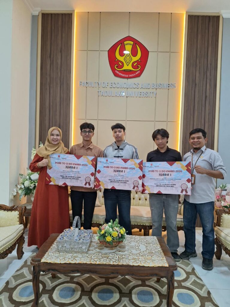 Galeri Investasi BEI FEB Universitas Tadulako Borong Tiga Gelar Juara I pada GI Awards 2025–2026 Tingkat Sulawesi Tengah